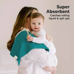 KeaBabies burp cloths use ultra-soft fibers gentle on baby skin.