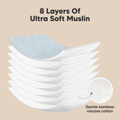 Soft organic cotton keeps baby’s skin comfortable.