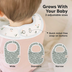 KeaBabies soft seams with nickel-free snaps provide gentle comfort