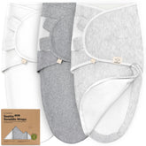 KeaBabies Soothe Zippy Swaddle on baby promotes breathable, cozy sleep.