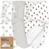 KeaBabies Soothe Zippy Swaddle zipper closeup for quick, secure diaper changes.