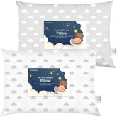 KeaBabies toddler pillow with 13x18 cloud design offers ergonomic sleep support for kids.