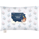KeaBabies toddler pillow 13x18 front view featuring ergonomic support for sleep.