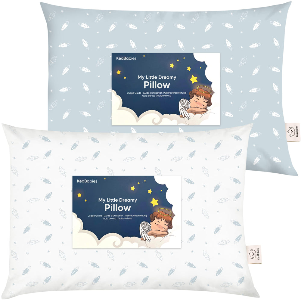 KeaBabies toddler pillow 13x18 travel size offers on-the-go comfort
