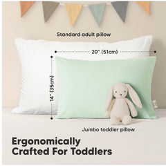 KeaBabies pillow is machine washable for quick cleanup