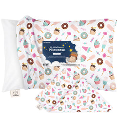 KeaBabies 13x18 toddler pillowcase in soft cotton, breathable for gentle skin.