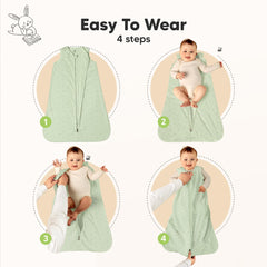 KeaBabies two-way zipper with guard keeps baby safe during diaper changes.