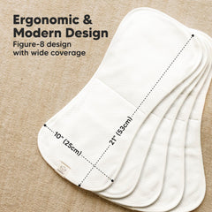Keababies Urban Quin burp cloth features plush fleece lining for added softness against baby's skin