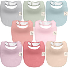 KeaBabies Urban Quin bib showing soft texture for gentle wear and drool management