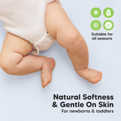 KeaBabies waterproof layer cross-section highlights protective barrier.