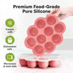 KeaBabies wide-base nonspill design prevents spills during prep and transfer.