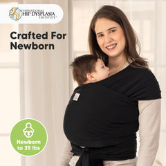 KeaBabies wrap ergonomic support for balanced baby weight