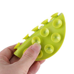 Keenso Magic Suction Mat Baby green on-table attachment demonstrates strong grip for stable feeding.
