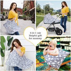 Kefee Kol shopping cart cover creates a clean feeding space in stores.