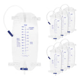 Keggaen 6-pack catheter bags 1000ml ready for all-day wear and easy handling.