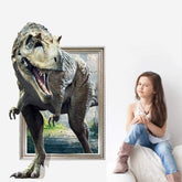 KeLay Fs dinosaur wall stickers four-piece set for playful bedroom decor