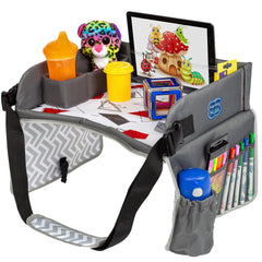 Kenley Kids Travel Tray folded for compact travel storage.
