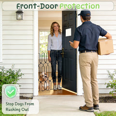 KEVLTROV heavy duty metal frame resists chewing and keeps dogs inside.
