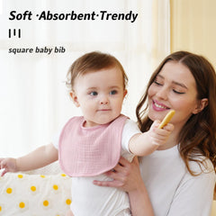 Kewlife gift bibs soft-front fabric gentle on baby's skin
