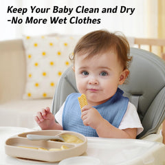 Kewlife gift quick dry back bib keeps baby clothes dry
