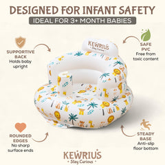 KEWRIUS travel-ready chair captured during on-the-go use for families on the move.
