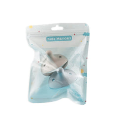 KH Kids Heroes blue close-up shows soft silicone nipple and vent holes for airflow