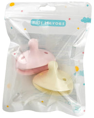 KH Kids Heroes breast-like design demonstrated for familiar comfort during rest