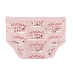 KicKee Training Pants set in Aloe Fall Floral, breathable comfort for daytime training.