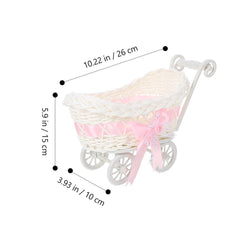 Kichvoe stroller basket decor blends rustic charm with elegance