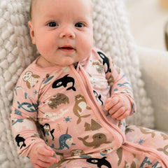 KicKee Footie Pajamas fleece-lined feet keep tiny toes cozy.