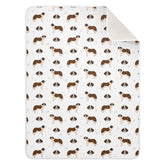 KICPOAY Dog St Bernard swaddle blanket for newborn comfort and adorable cuddle moments.