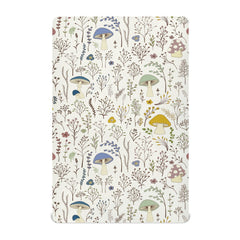 KICPOAY fitted crib sheet with wild plants pattern for cozy, secure sleep.
