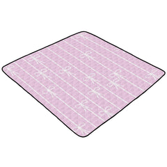KICPOAY foldable mat folds compactly for travel and on-the-go play.