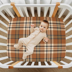 KICPOAY playard sheets with stretchy fabric for snug, easy changes.