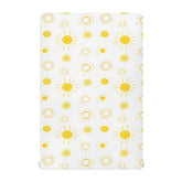 KICPOAY Sunny Stretchy Playard Sheet fits 39x27 inches, keeping baby comfortable and safe