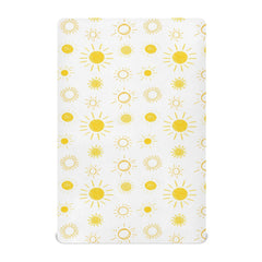 KICPOAY Sunny Stretchy Playard Sheet fits 39x27 inches, keeping baby comfortable and safe