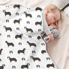 KICPOAY Swaddle Blanket 30x40 inches folded for easy, grab-and-go use.