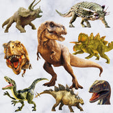 Kiddale dinosaur wall stickers with 11 dinos for kids' walls