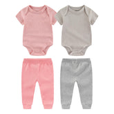 Kiddiezoom newborn layette bodysuits in soft cotton for gentle daily wear