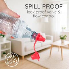 Kiddikap Original protective cap ensures spill-resistant sipping for toddlers