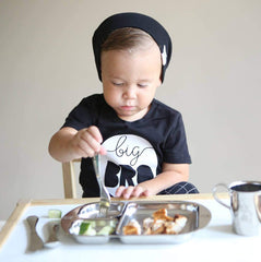 Kiddobloom kids utensils butter knife has a safe blunt edge for spreading.