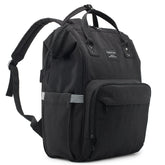 KiddyCare Diaper Bag Backpack under-seat design shows travel-friendly storage.