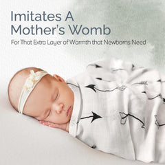 KiddyCare muslin swaddle close-up showing breathable fabric for comfy naps