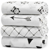 KiddyCare swaddle blankets pack with soft cotton for gentle newborn swaddling