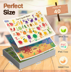 KIDDYKORNERZ zoo-theme placemats keep table time fun and tidy