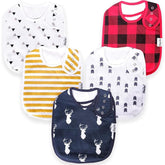 KiddyStar bib front view—soft organic cotton for gentle skin and daily comfort.