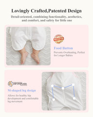 KIDIRA Transition Swaddle moisture-wicking fabric keeps baby dry.