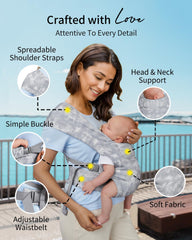 KIDIRA padded head and neck support aids comfortable resting