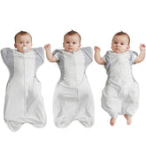 KIDIRA Transition Swaddle arms in-out design provides flexible calming positions for infants