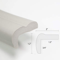 Adhesive tape is included to secure KidKusion cushion to table or shelf edges.